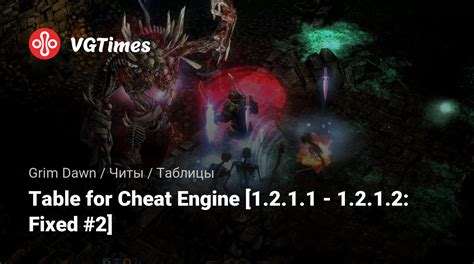 grim dawn cheat engine table.